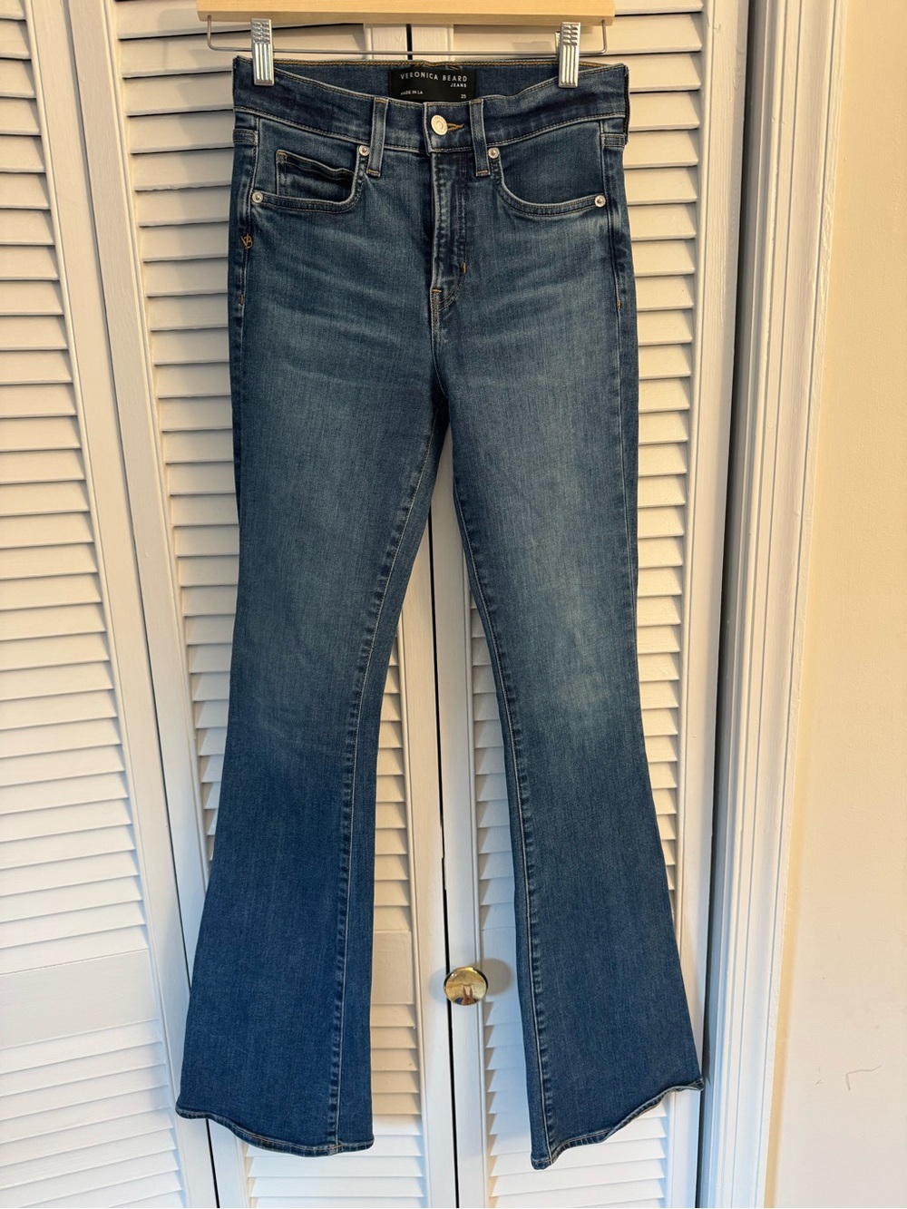 Veronica Beard Beverly High Rise Skinny Flare Jeans